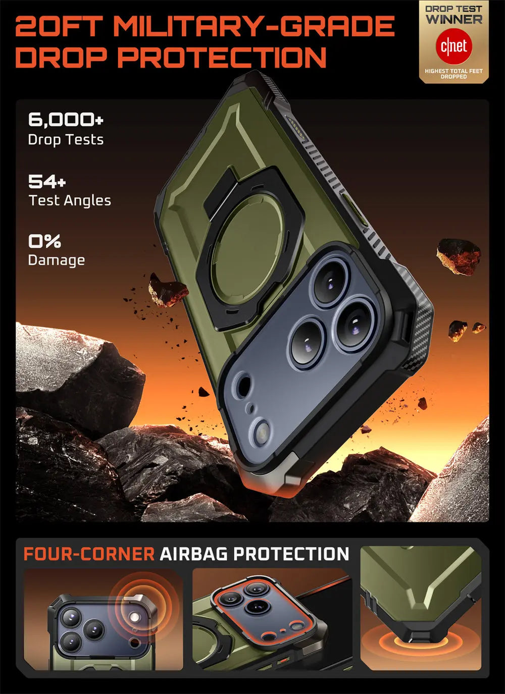 SUPCASE iPhone 17 Pro Camera Control UB Heavy Duty Case