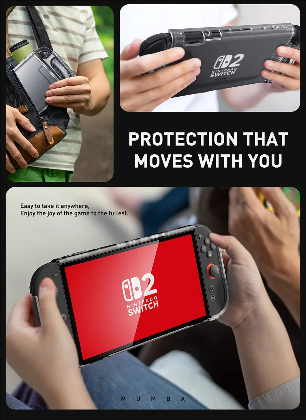 SUPCASE Nintendo Switch 2 Quick-Release TPU Grip