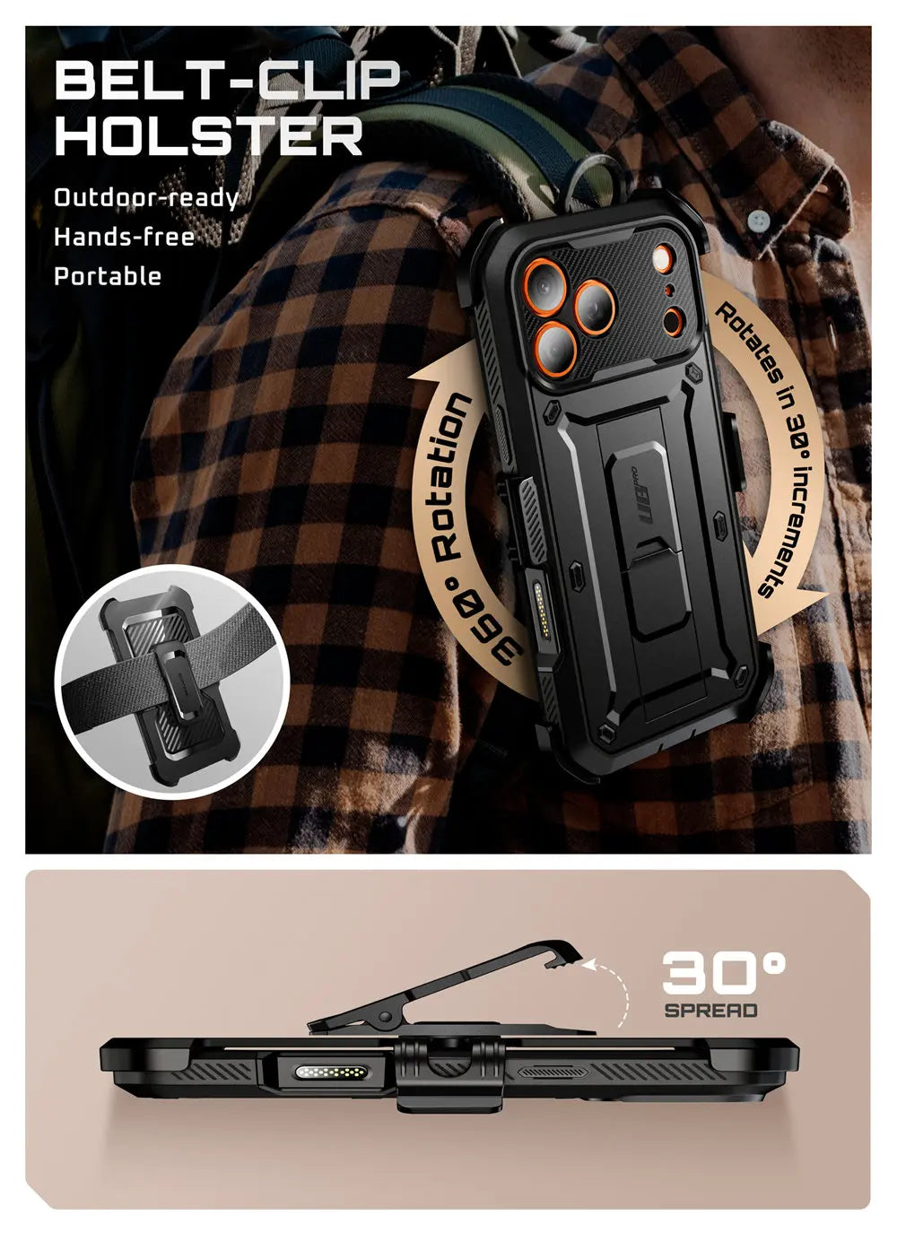 SUPCASE iPhone 17 Pro UB Pro Full-Body Heavy Duty Case