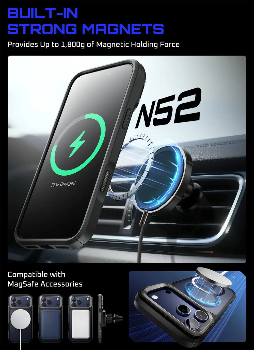 SUPCASE iPhone 17 Pro Max Camera Control UB Mag Slim Case