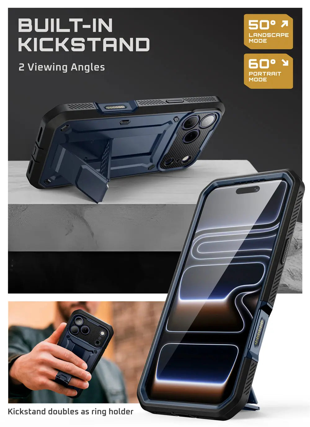 SUPCASE iPhone 17 Pro Max UB Pro Full-Body Heavy Duty Case