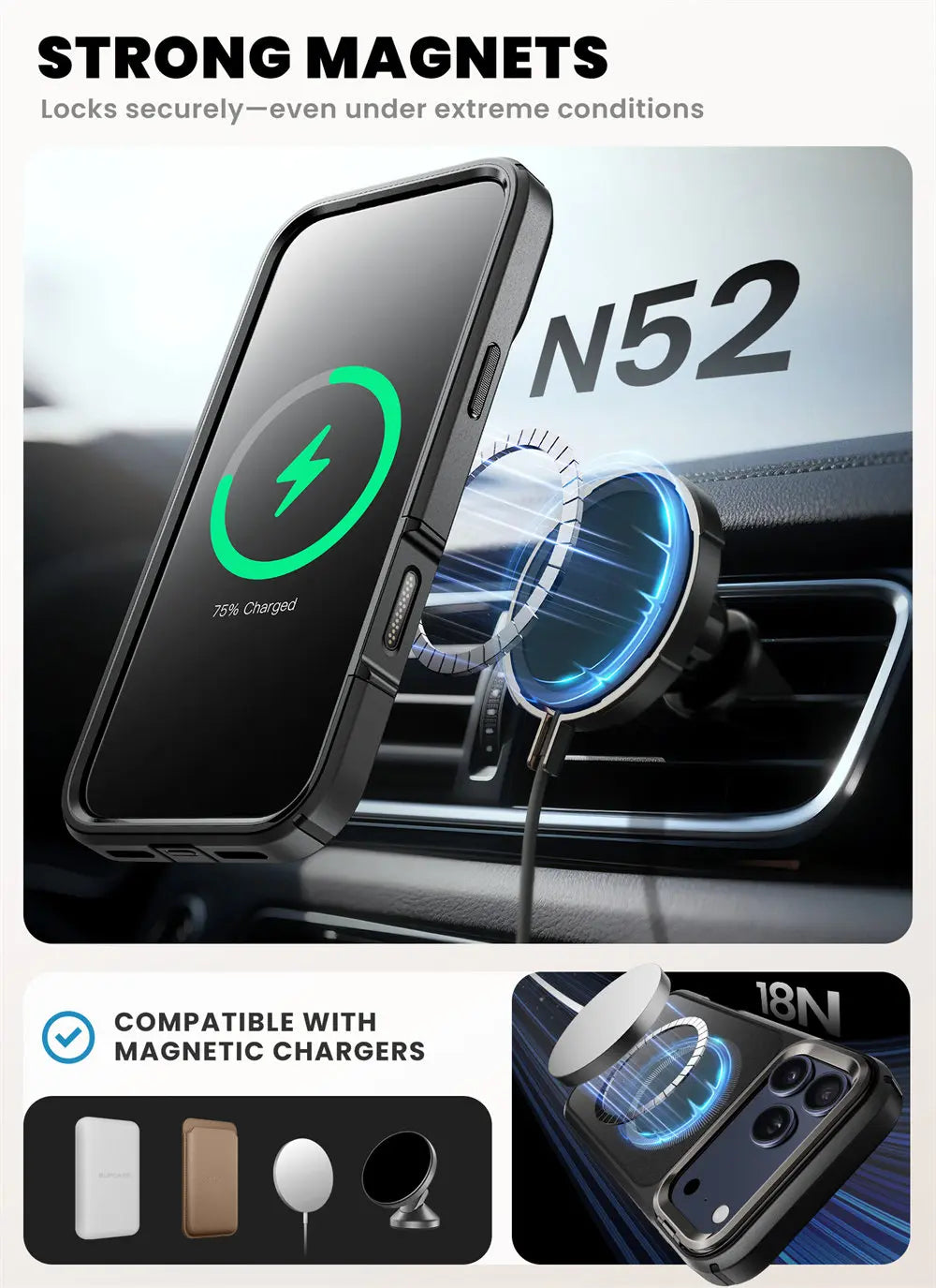 iPhone 17 Pro Case I-BLASON Are Flip Full-Body Heavy Duty Case