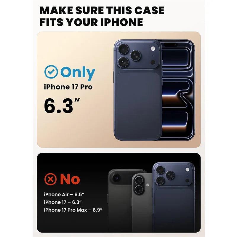 iPhone 17 Pro Case I-BLASON Are Flip Full-Body Heavy Duty Case