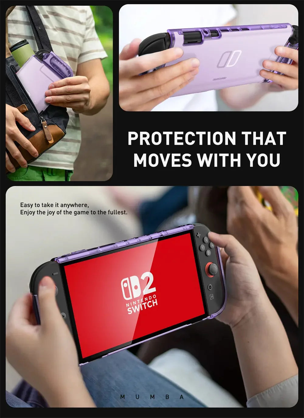 SUPCASE Nintendo Switch 2 Quick-Release TPU Grip