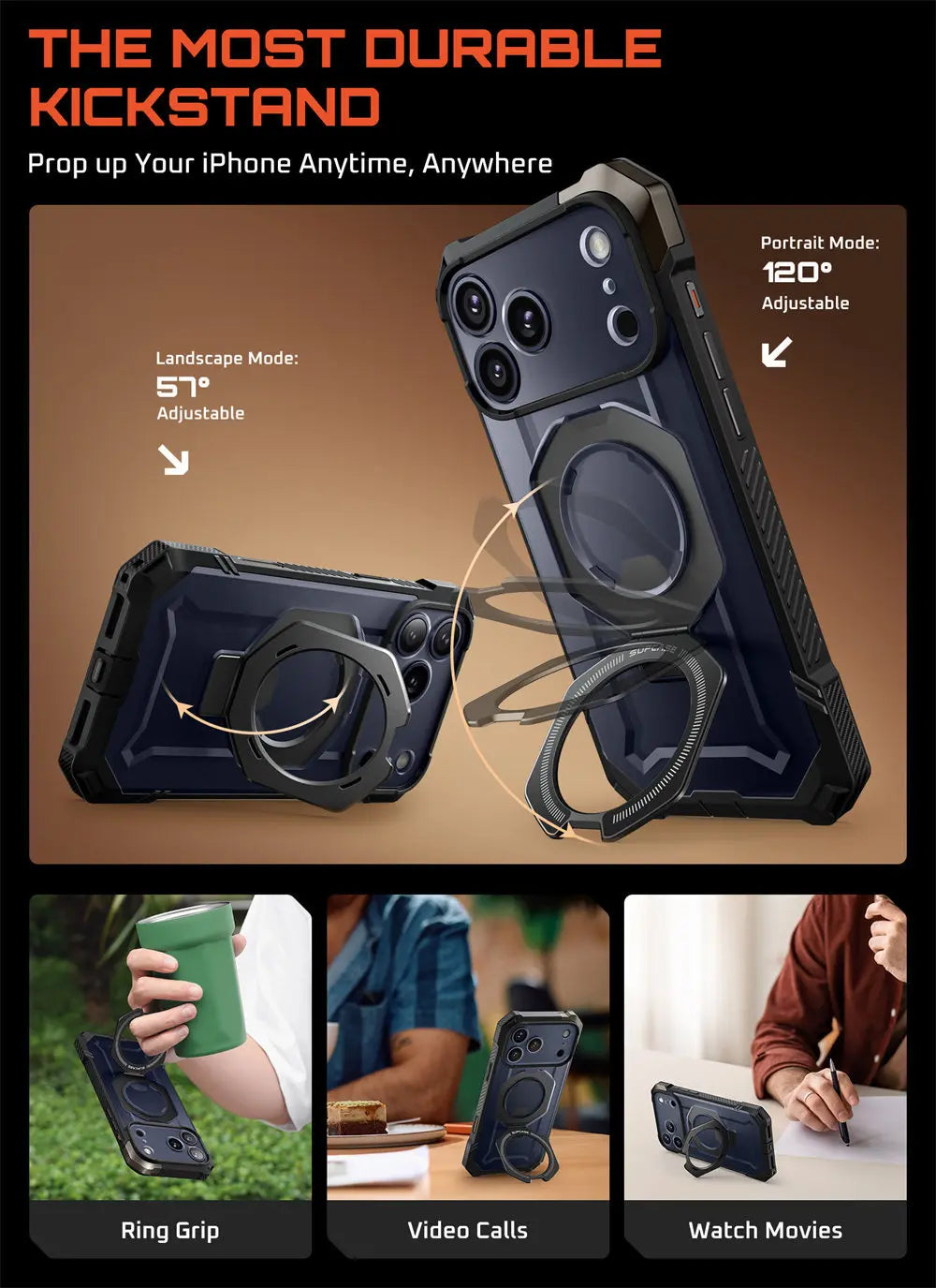 SUPCASE iPhone 17 Pro Max Camera Control UB Grip Case