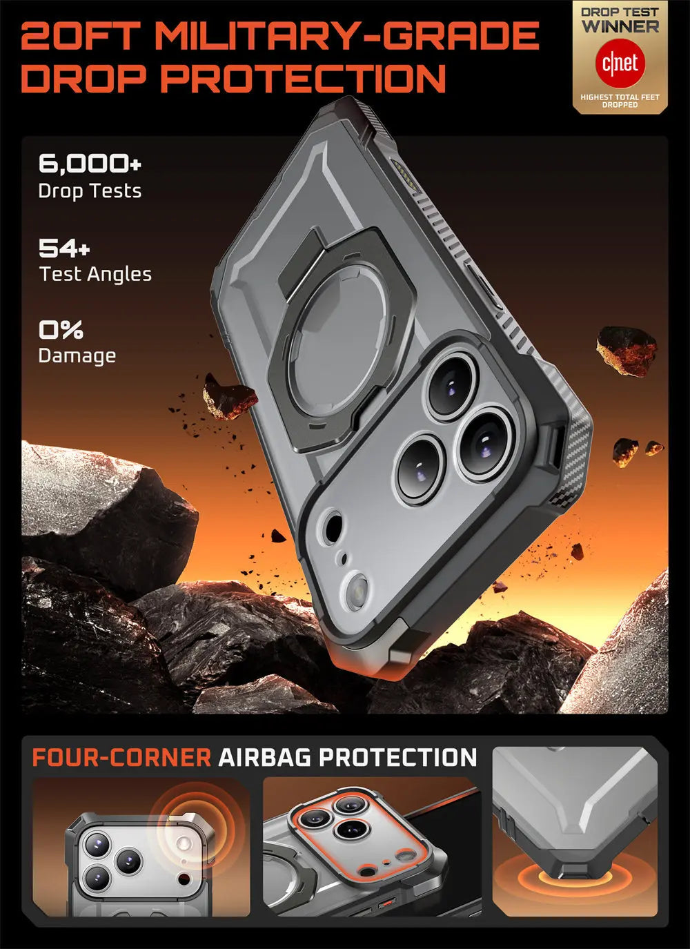 SUPCASE iPhone 17 Pro Max Camera Control UB Grip Case