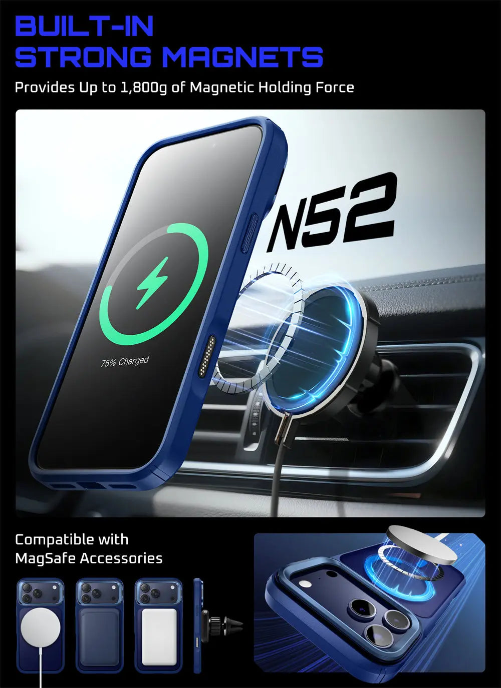 SUPCASE iPhone 17 Pro Max Camera Control UB Mag Slim Case