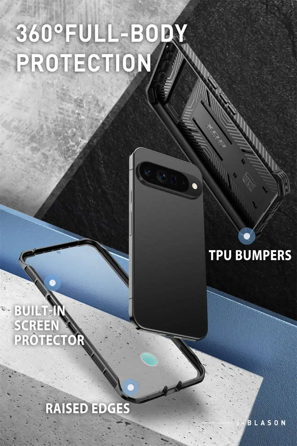 I-BLASON Pixel 10/10 Pro Armorbox Rugged Case