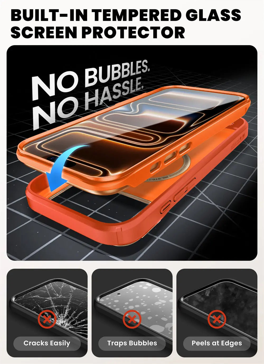 iPhone 17 Pro Case I-BLASON Are Flip Full-Body Heavy Duty Case