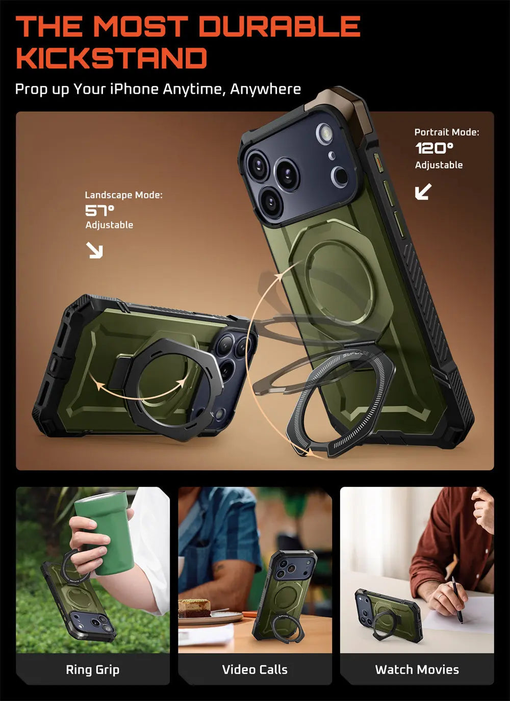 SUPCASE iPhone 17 Pro Max Camera Control UB Grip Case