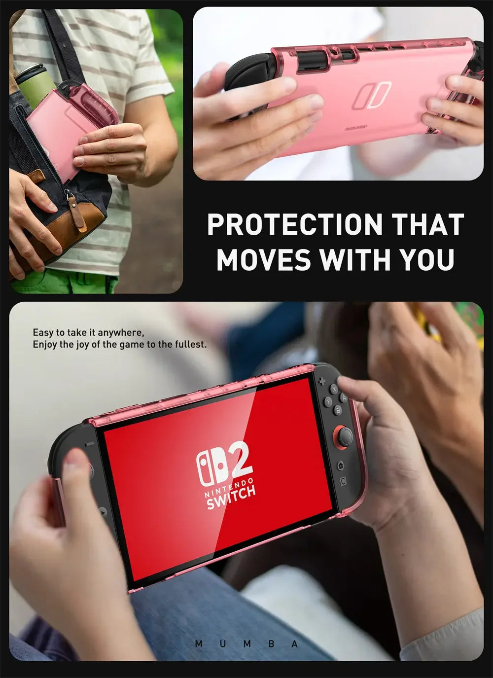 SUPCASE Nintendo Switch 2 Quick-Release TPU Grip