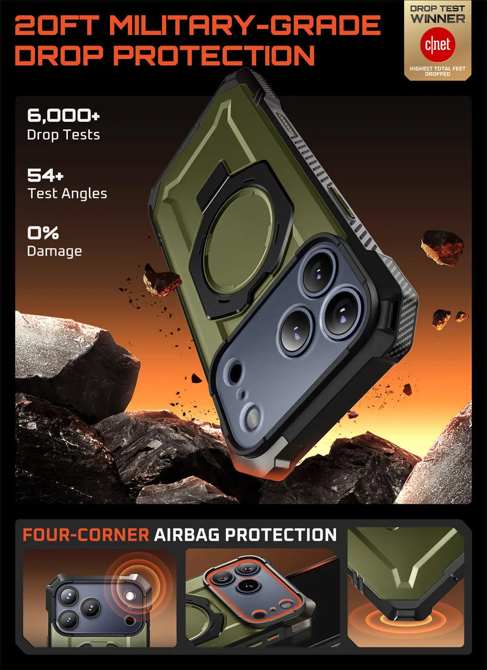 SUPCASE iPhone 17 Pro Max Camera Control UB Grip Case