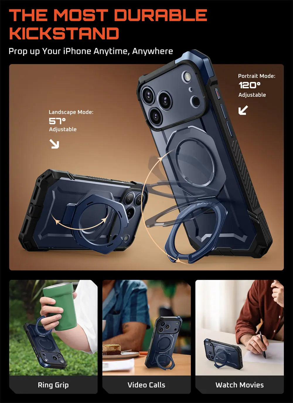 SUPCASE iPhone 17 Pro Camera Control UB Heavy Duty Case