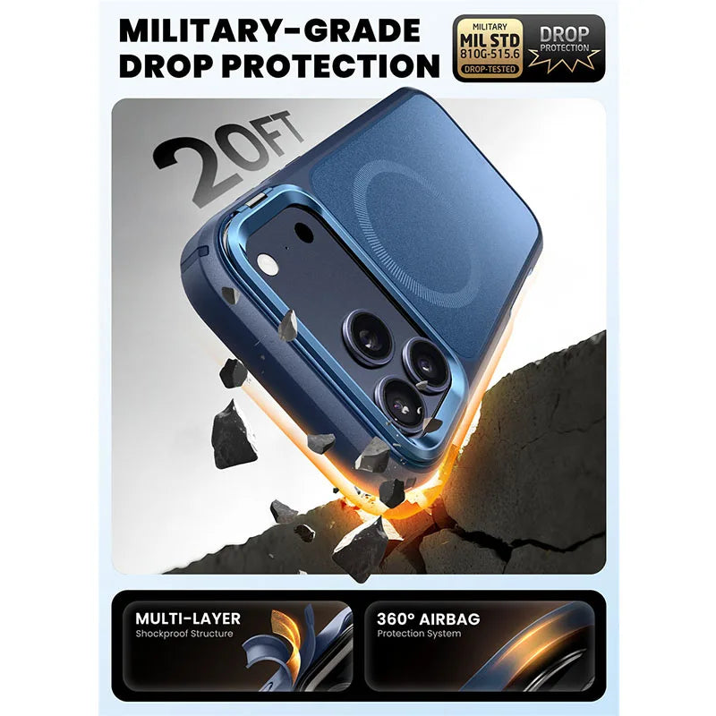 iPhone 17 Pro Case I-BLASON Are Flip Full-Body Heavy Duty Case