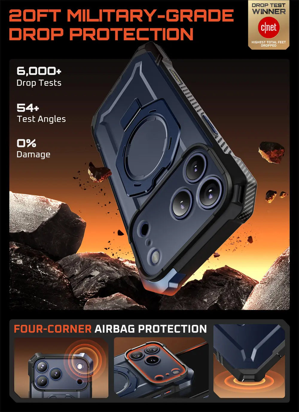 SUPCASE iPhone 17 Pro Max Camera Control UB Grip Case