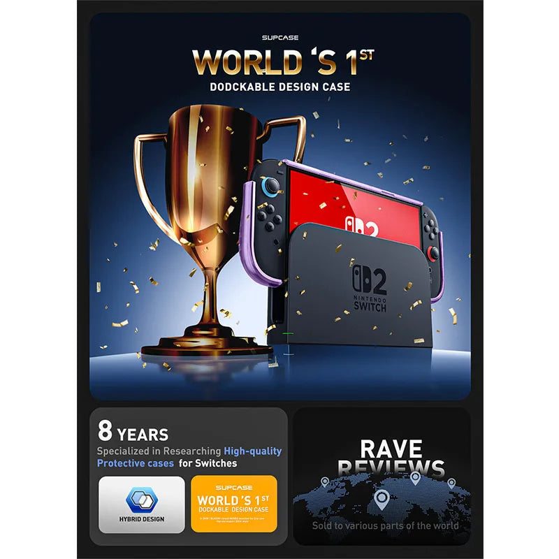 SUPCASE Nintendo Switch 2 Quick-Release TPU Grip