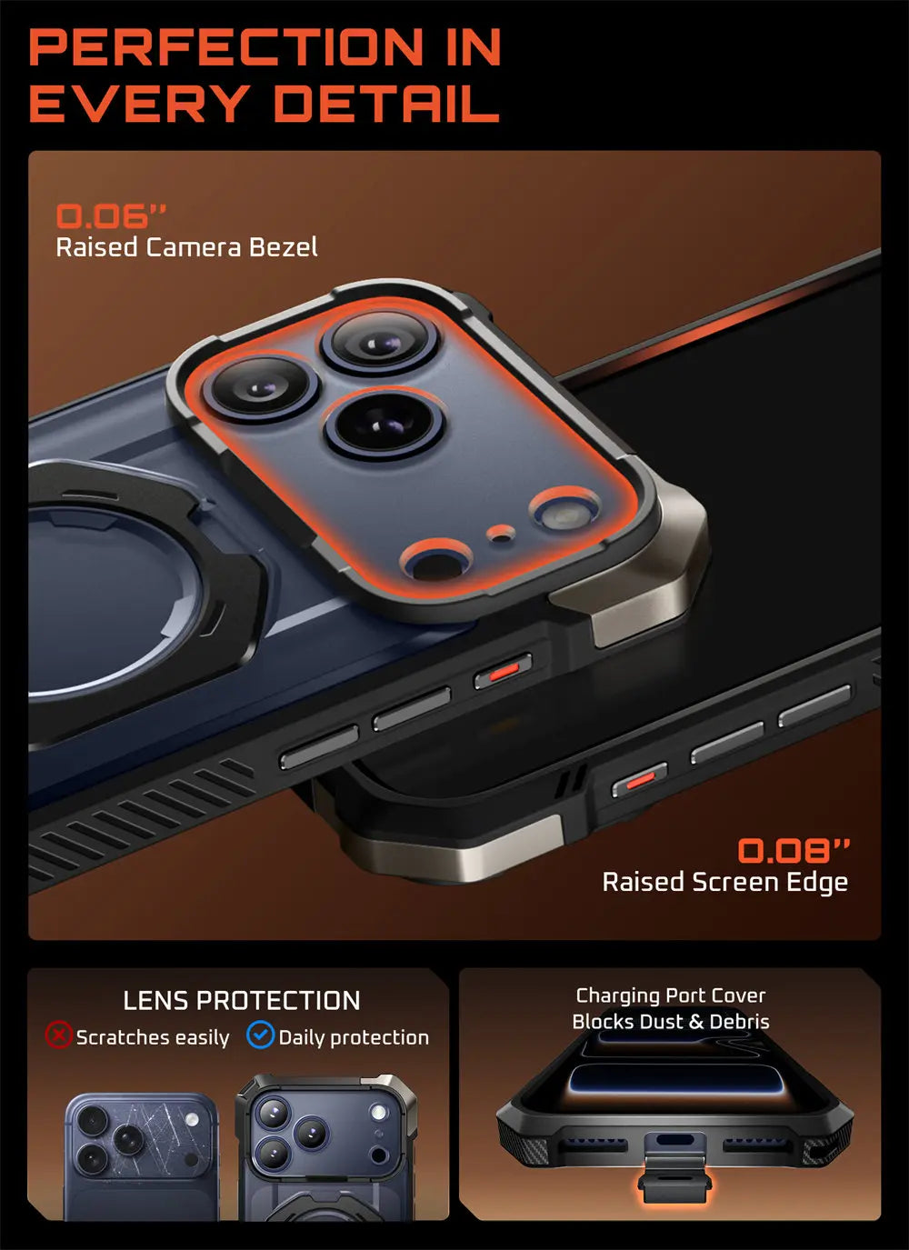 SUPCASE iPhone 17 Pro Camera Control UB Heavy Duty Case
