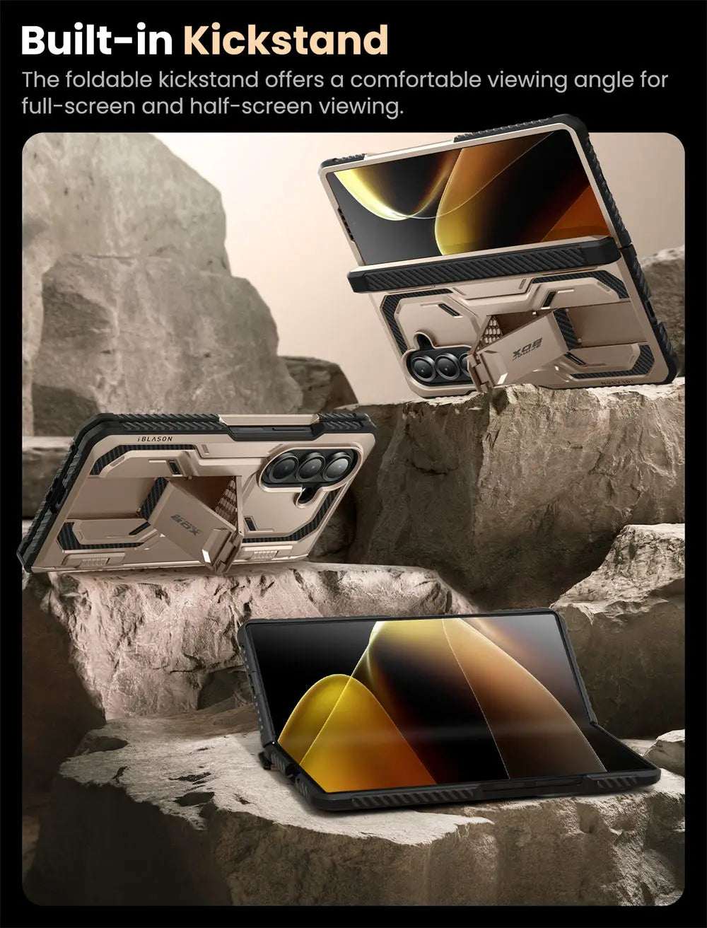 I-BLASON Z Fold 7 Armorbox Protective Phone Case