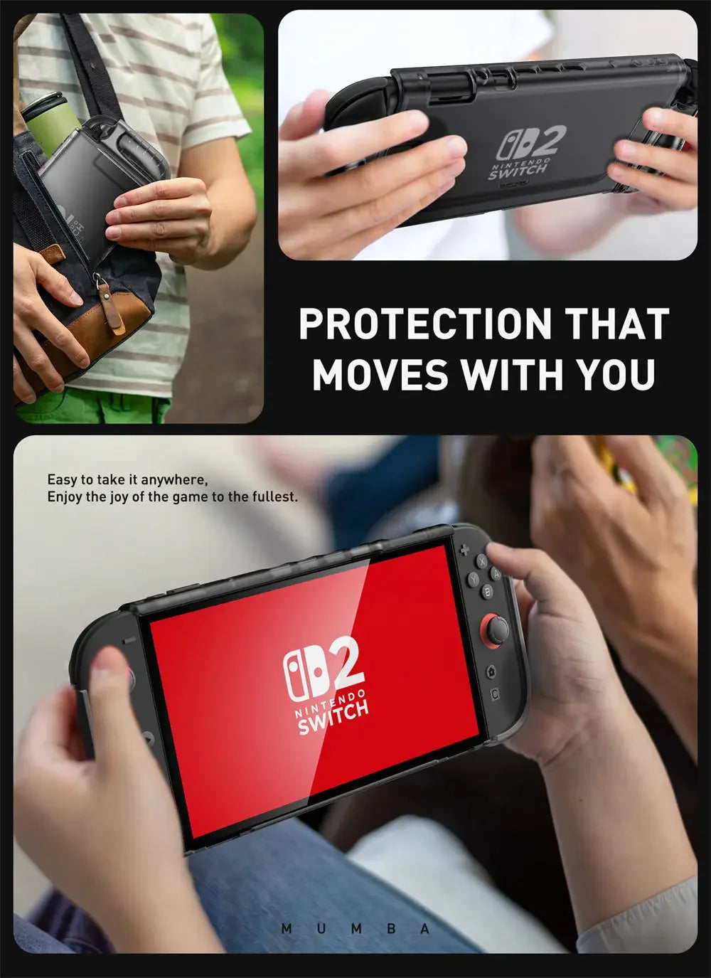 SUPCASE Nintendo Switch 2 Quick-Release TPU Grip