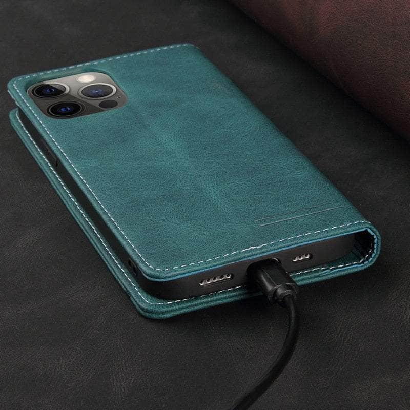 Anti-theft Galaxy A54 Leather Wallet