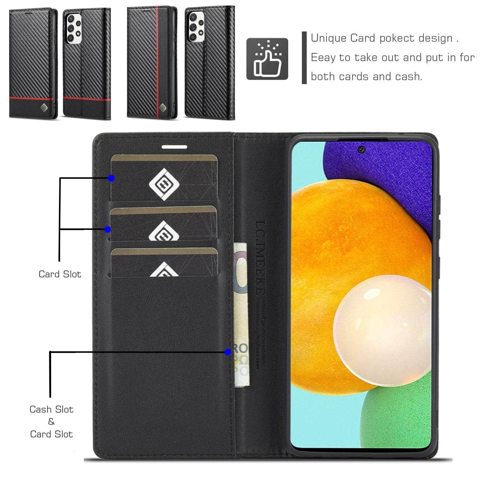 Carbon Fiber Vegan Leather Galaxy A34 Case