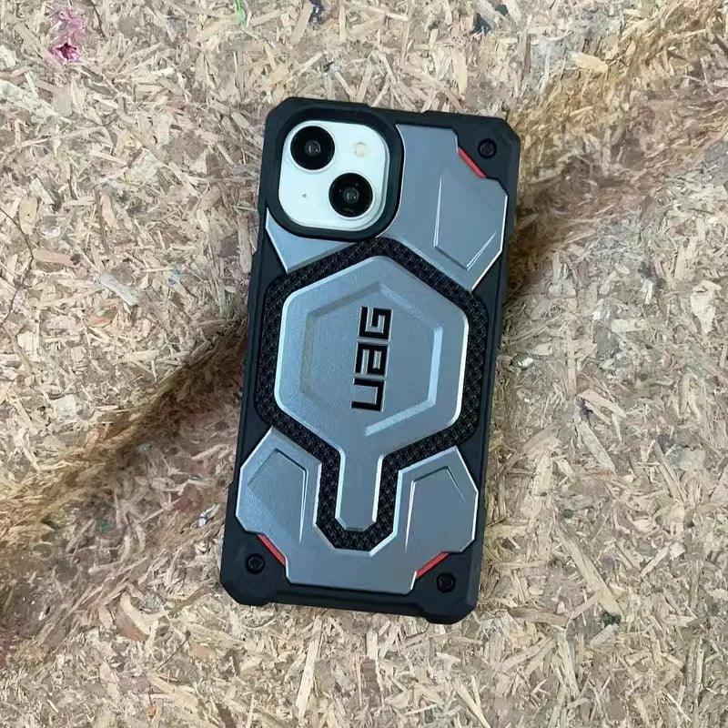 Casebuddy Gray / For iPhone 15 UAG Monarch Pro Kevlar iPhone 15 MagSafe Case