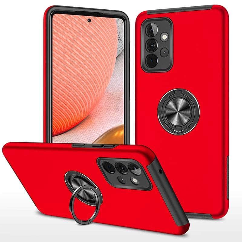 Casebuddy red / for Galaxy A14 5G Finger Ring Galaxy A14 Case