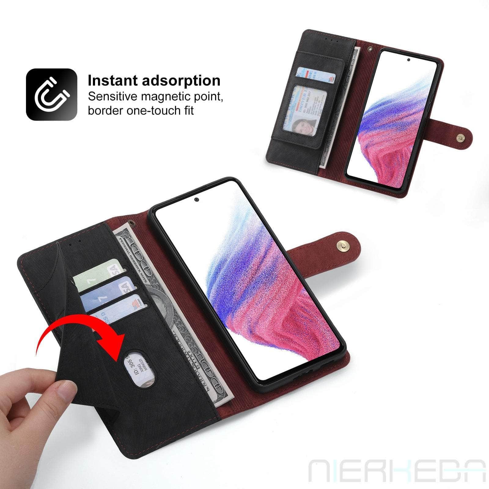 Casebuddy Galaxy A24 Anti-Theft Brush Leather Case