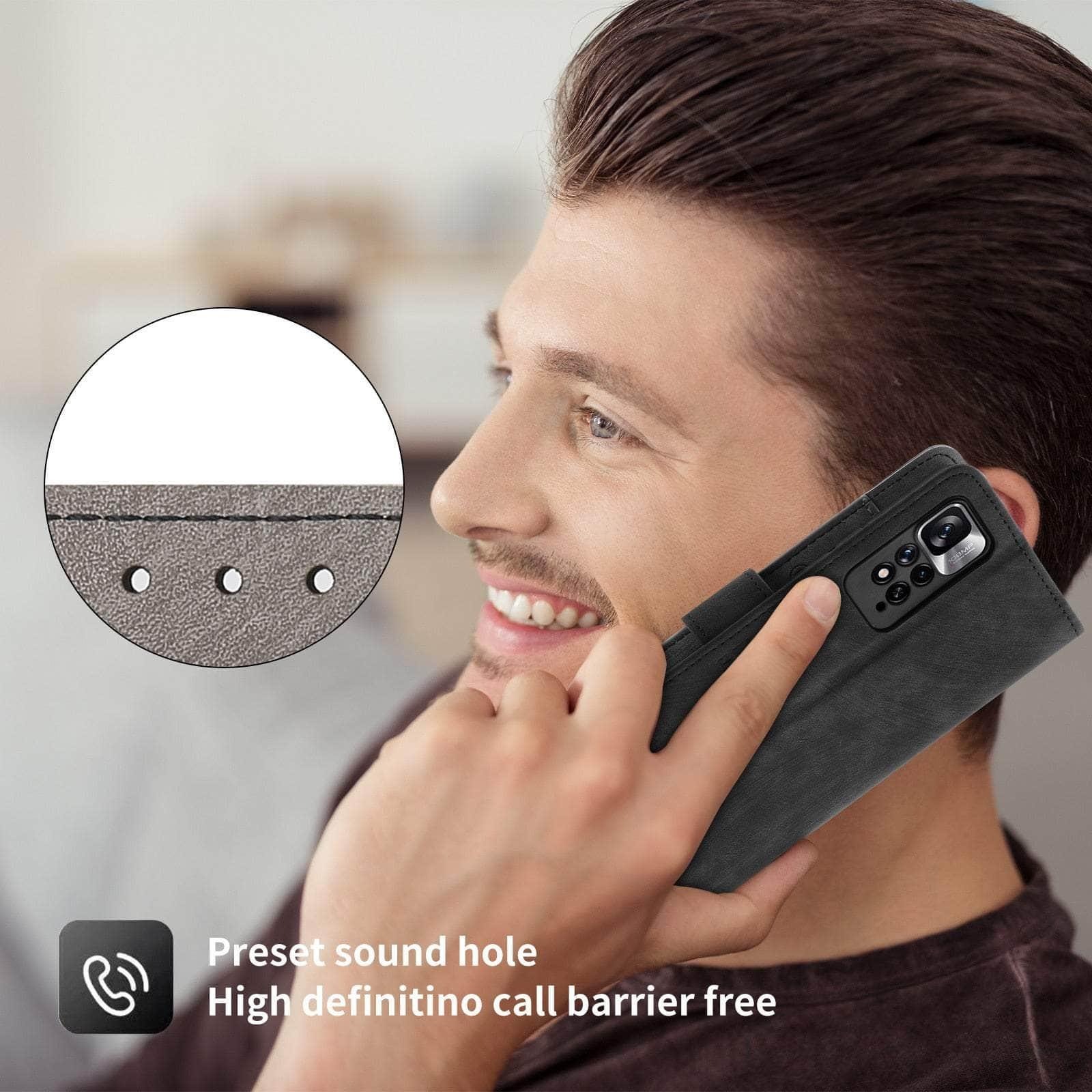 Casebuddy Galaxy A24 Anti-Theft Brush Leather Case