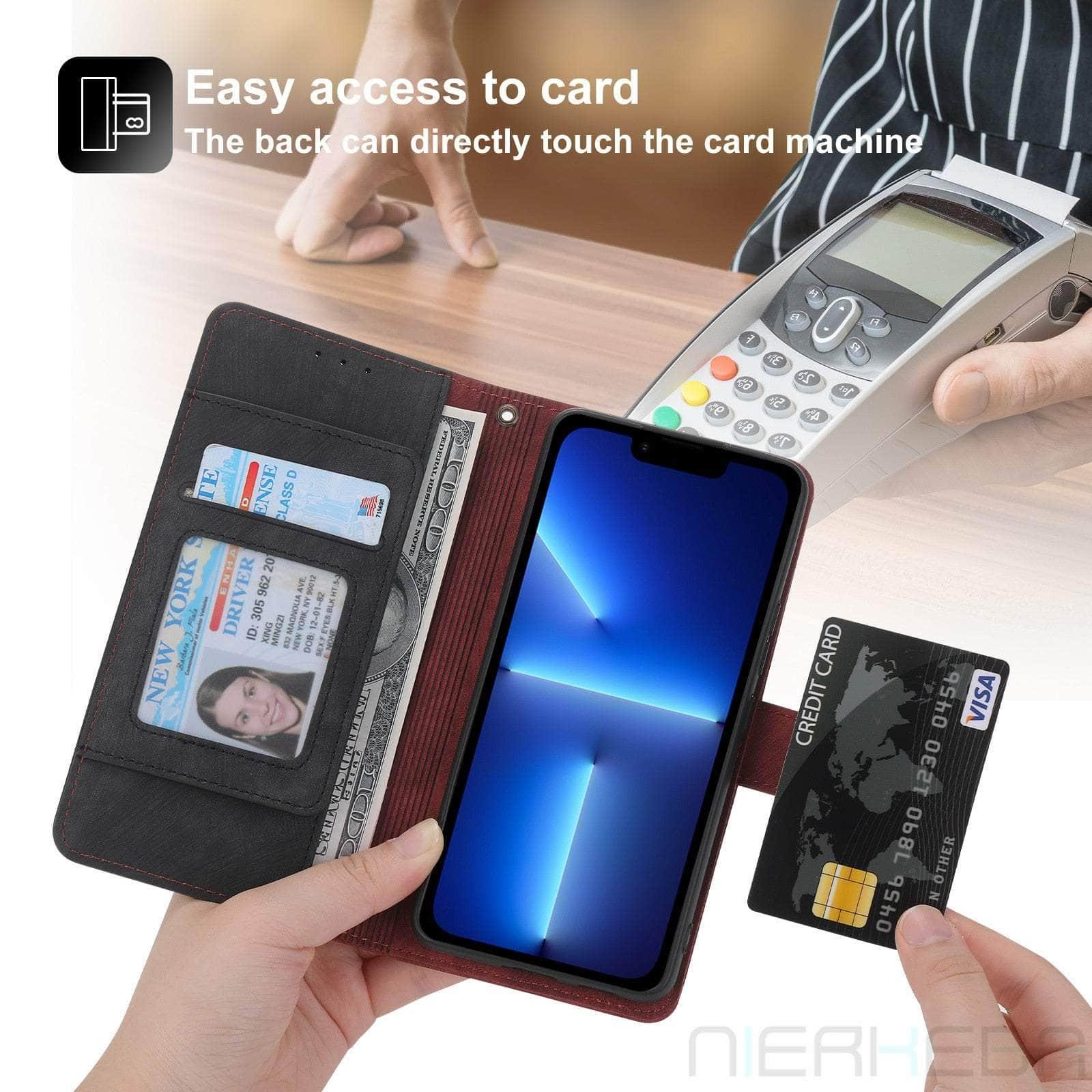 Casebuddy Galaxy A24 Anti-Theft Brush Leather Case