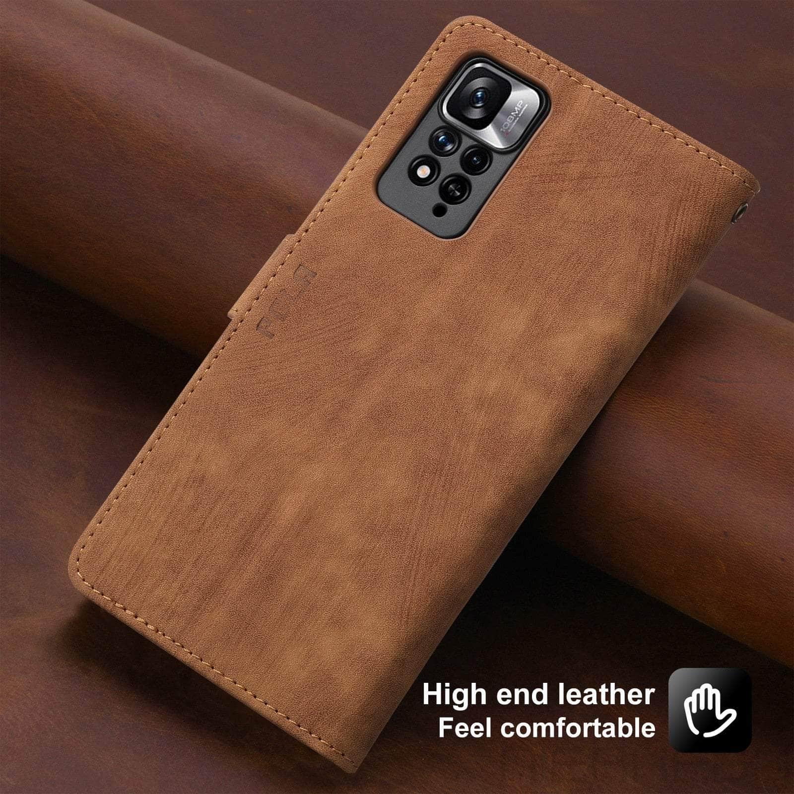 Casebuddy Galaxy A24 Anti-Theft Brush Leather Case