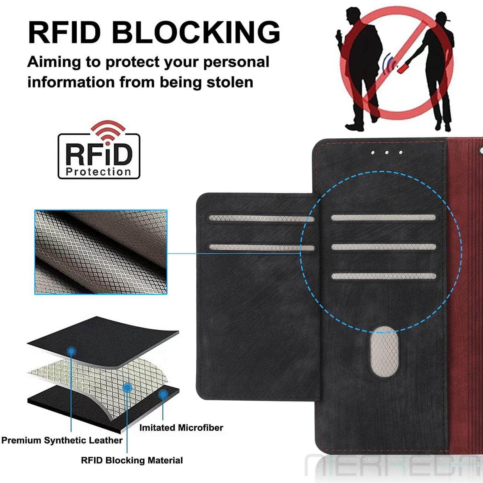 Casebuddy Galaxy A24 Anti-Theft Brush Leather Case