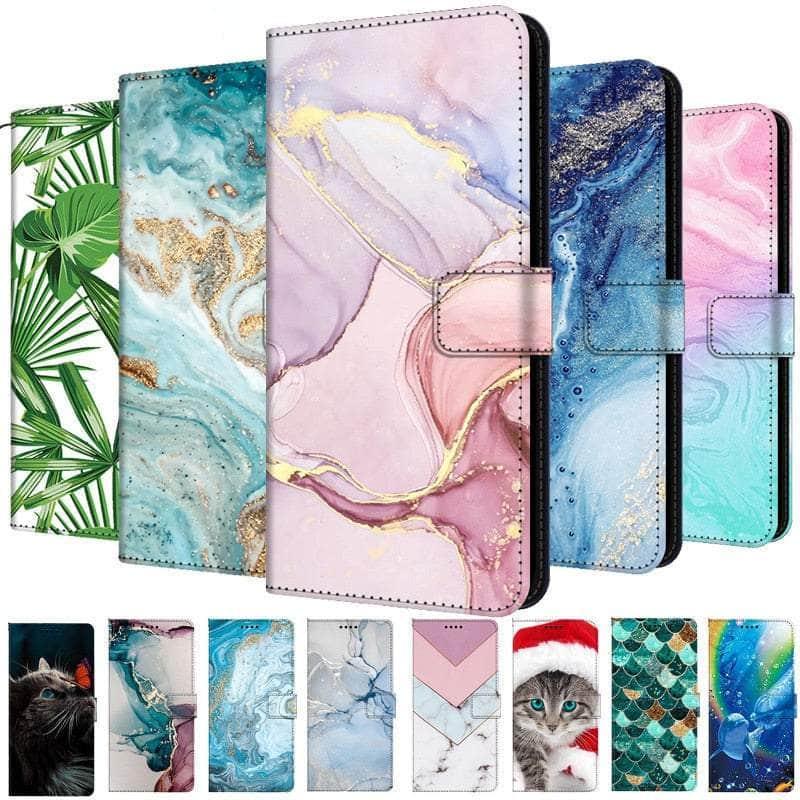 Casebuddy Galaxy A24 Marble Leather Case