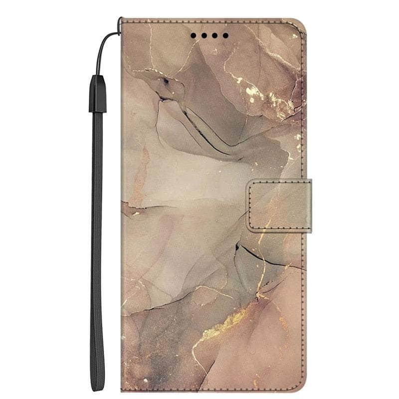 Casebuddy 11 / For Galaxy A24 Galaxy A24 Marble Leather Case