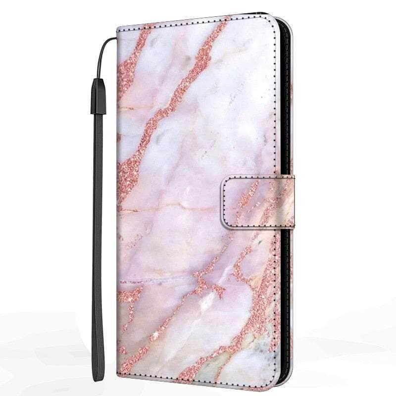 Casebuddy Galaxy A24 Marble Leather Case