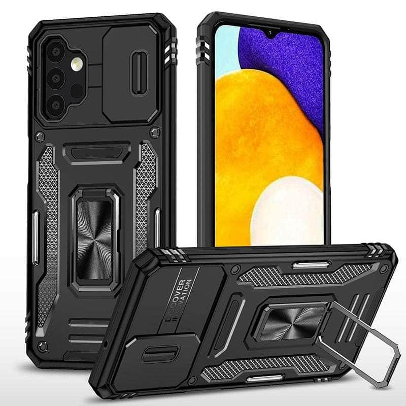 Casebuddy Black / for Galaxy A34 5G Galaxy A34 2023 Finger Ring Kickstand Cover