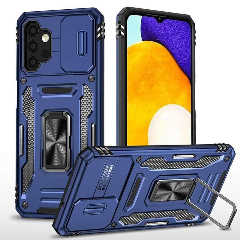 Casebuddy Navy Blue / for Galaxy A34 5G Galaxy A34 2023 Finger Ring Kickstand Cover