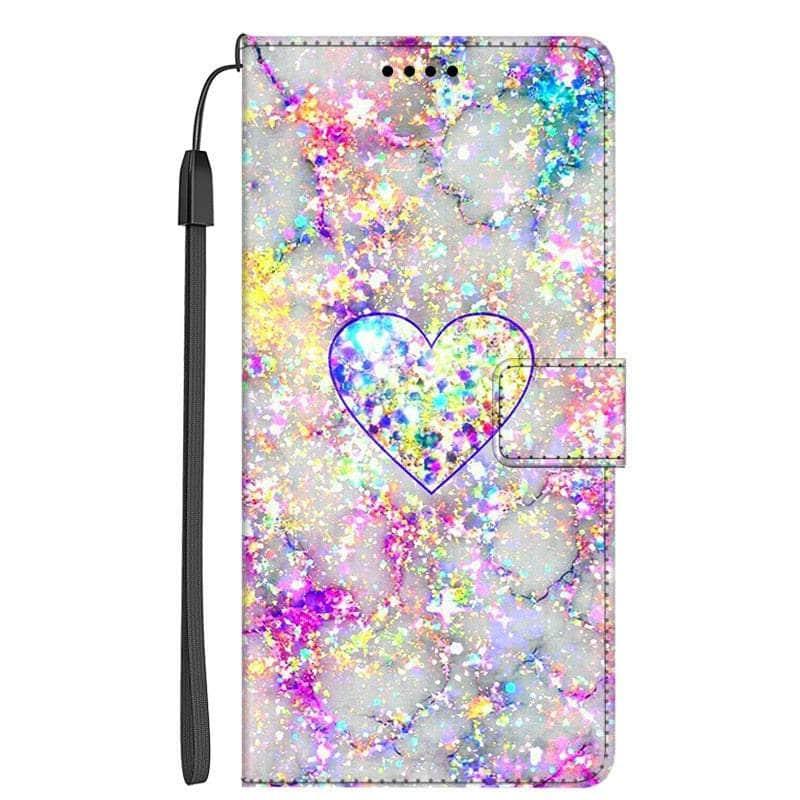 Casebuddy 1 / Case & Strap / For Galaxy A34 5G Galaxy A34 Marble Leather Case