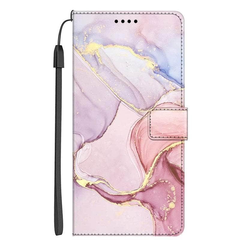 Casebuddy 2 / Case & Strap / For Galaxy A34 5G Galaxy A34 Marble Leather Case