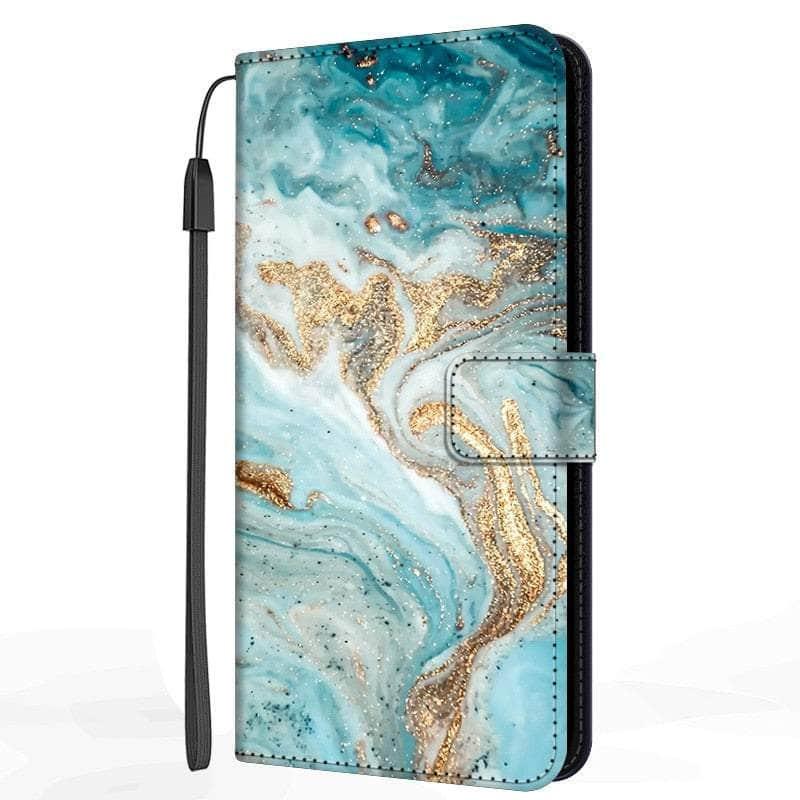 Casebuddy Galaxy A34 Marble Leather Case
