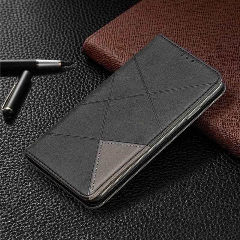 Casebuddy Black / For Galaxy A54 5G Galaxy A54 Magnetic Wallet Leather Flip Cover