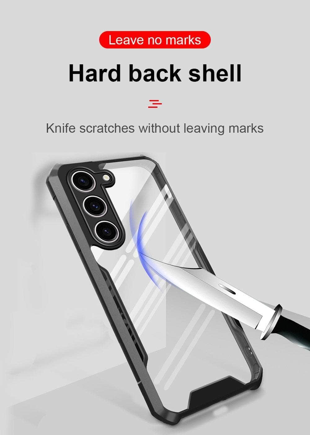 Casebuddy Galaxy S23 FE Clear Acrylic Shockproof Cover