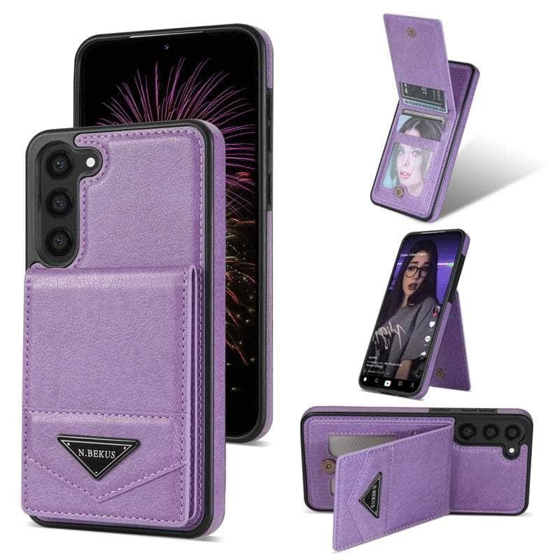 Casebuddy Galaxy S23 FE Wallet Leather Anti-theft Case