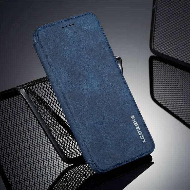 Casebuddy Blue / For S24 Plus Galaxy S24 Plus Leather Stand Cover