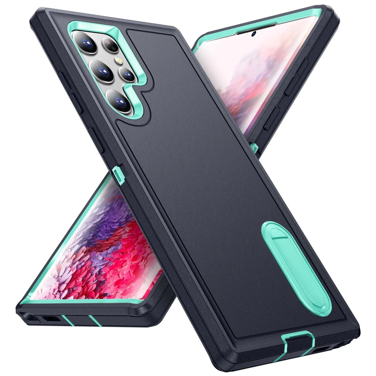 Casebuddy blue light blue / Samsung S24 Plus Galaxy S24 Plus Shockproof Heavy Duty Cover