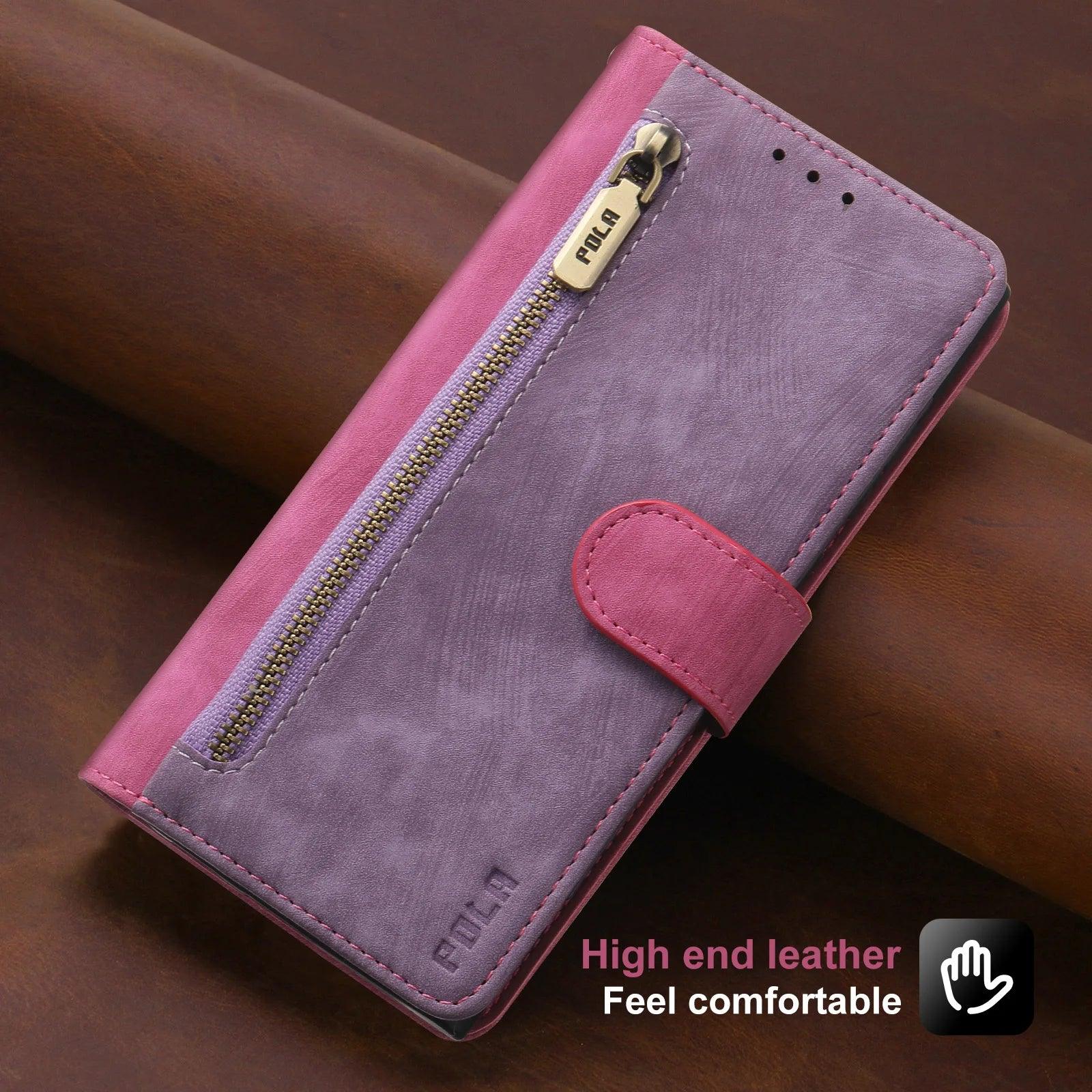 Casebuddy Purple or Pink / Galaxy S24 Ultra Galaxy S24 Ultra Anti-Theft Brush Leather Case