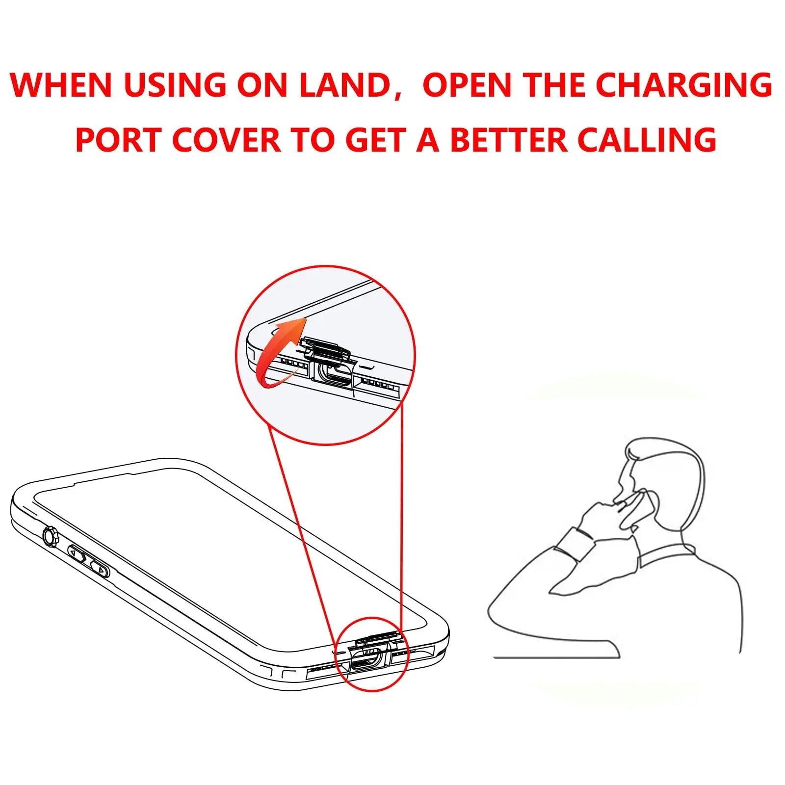 Casebuddy Black / For Galaxy S24 Ultra Galaxy S24 Ultra IP68 Military Waterproof Case