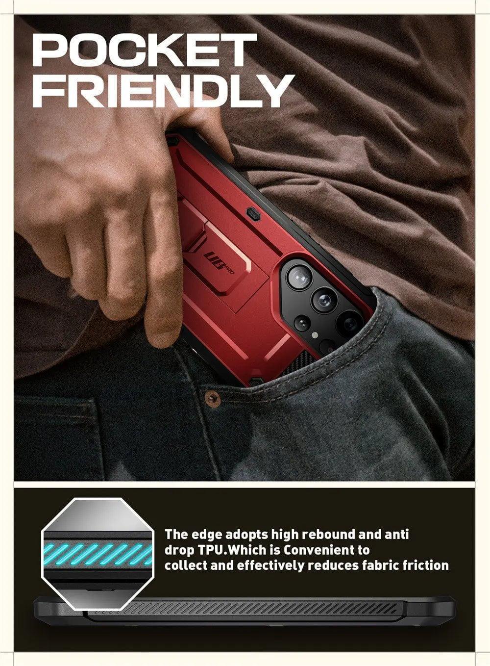 Casebuddy Galaxy S24 Ultra Supcase UB Pro Full-Body Dual Layer Case