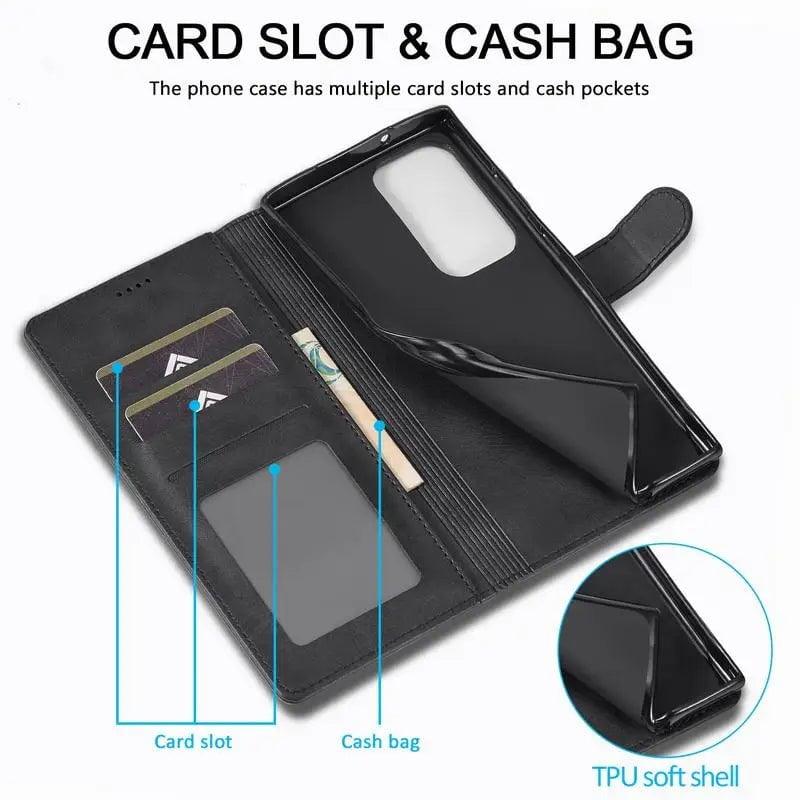 Casebuddy Galaxy S24 Wallet Vegan Leather Cover