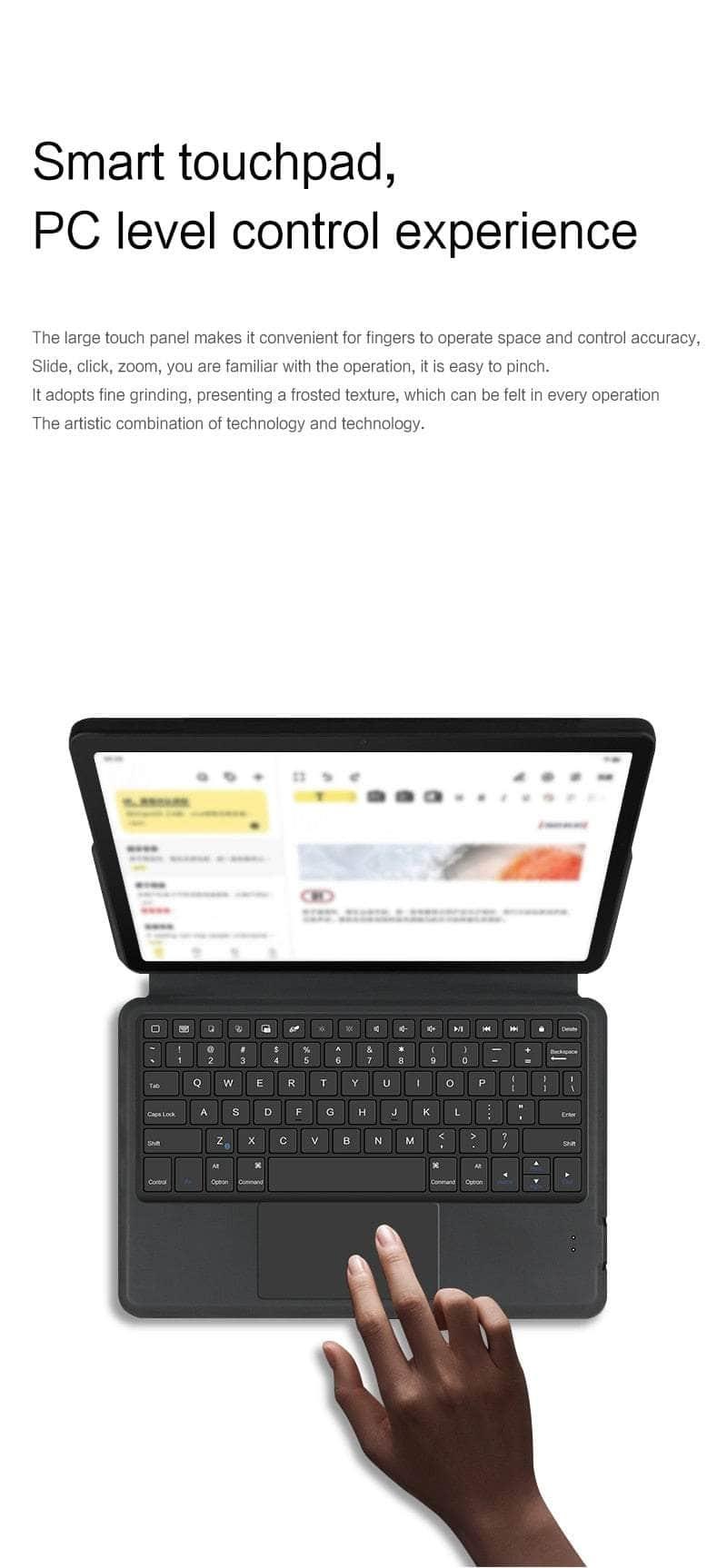 Casebuddy Galaxy Tab S9 11 2023 Smart Cover TrackPad Keyboard Case